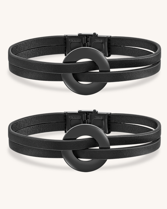 AURA BLACK PARTNERARMBÄNDER