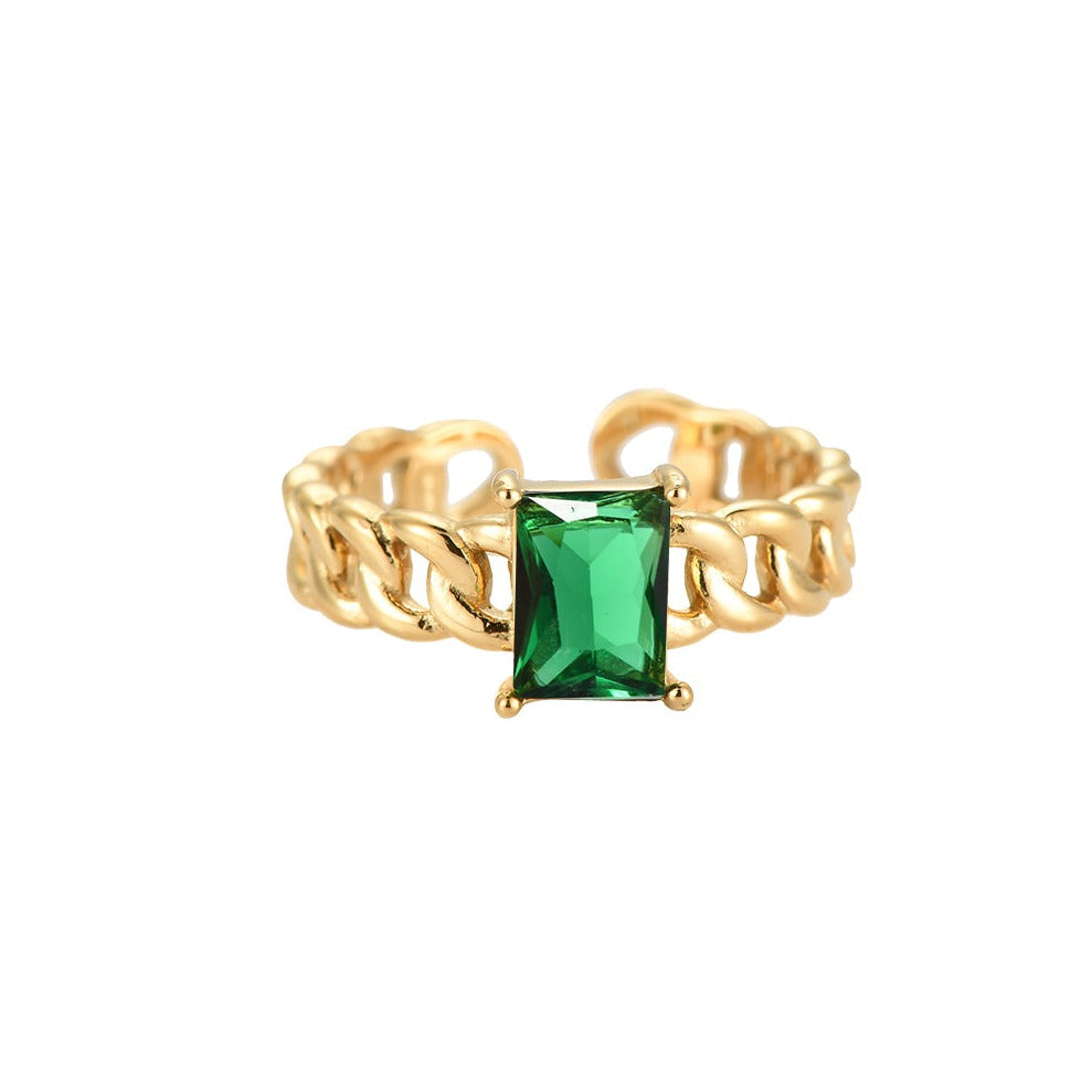 EMERALD RING GOLD